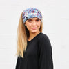 Multi Color Peek-A-Boo Messy Bun Beanies