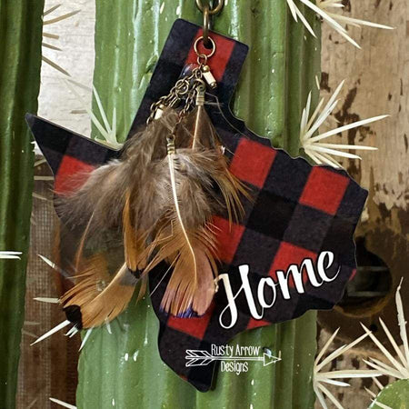 Indian Summer Indian Chief Rear View Mirror Charm, Bag Tag, or Christmas Ornament