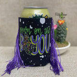 Regular Down on the Bayou Fringe Koozie - Koozie