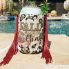 Regular Fall Means Football Fringe Koozie - Koozie