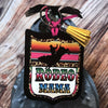 Rodeo Mama Serape Rodeo Back Tag Key Chain