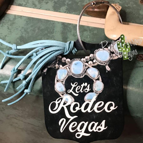 Rodeo Vegas NFR Luggage Tags - Squash Lets Rodeo Vegas / Printed