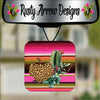 Serape Desert Pumpkin Square Air Freshener - Air Freshener