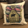 Serape Ear Tag Pillow Cover - Pillow