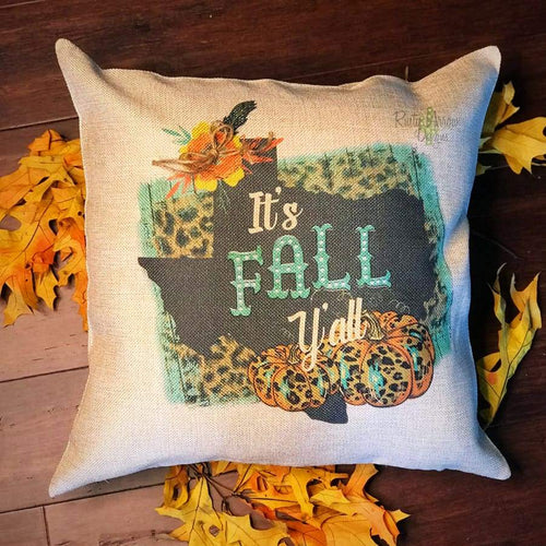 Texas Its Fall Yall Decorative Throw Pillow - Pillow