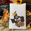 Texas It’s Fall Y’all Waffle Weave Tea Towel