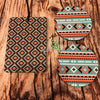 Tribal Air Freshener and Coaster Set Orange 1 - Air Freshener