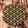 Tribal Air Freshener and Coaster Set Yellow 2 - Air Freshener