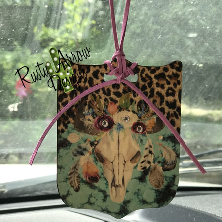 Love your Tribe Rear View Mirror Charm, Bag Tag, or Christmas Ornament