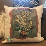 Vintage Leopard Pumpkin Decorative Throw Pillow - Pillow