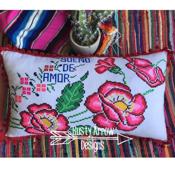 Vintage Mexico pillow - pillows