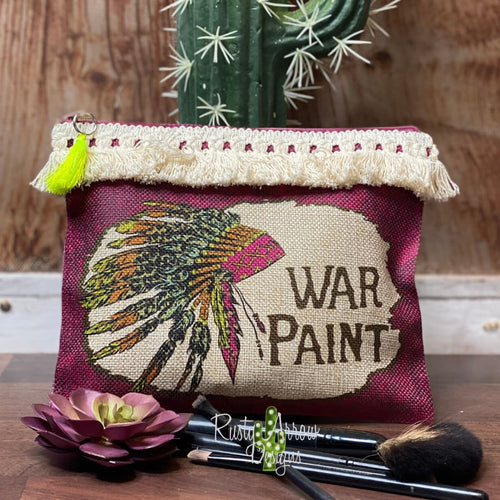 War Paint Makeup Cosmetic Bag